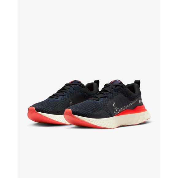 Nike React Infinity 3 Mens Road Running Shoes Black Red DZ3014 002 - SIZE 14 - Picture 2 of 8